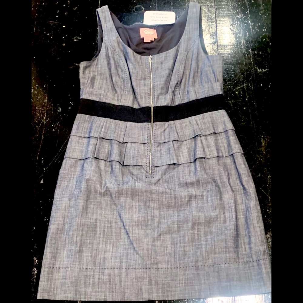 Phoebe Couture Ruffle Waist Mini Dress NWT